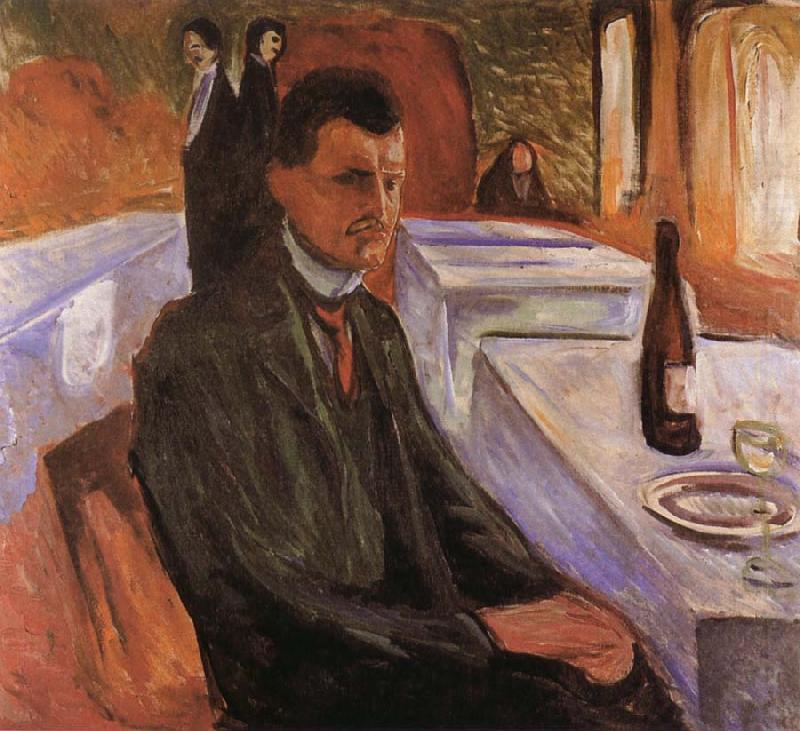 Self-Portrait, Edvard Munch